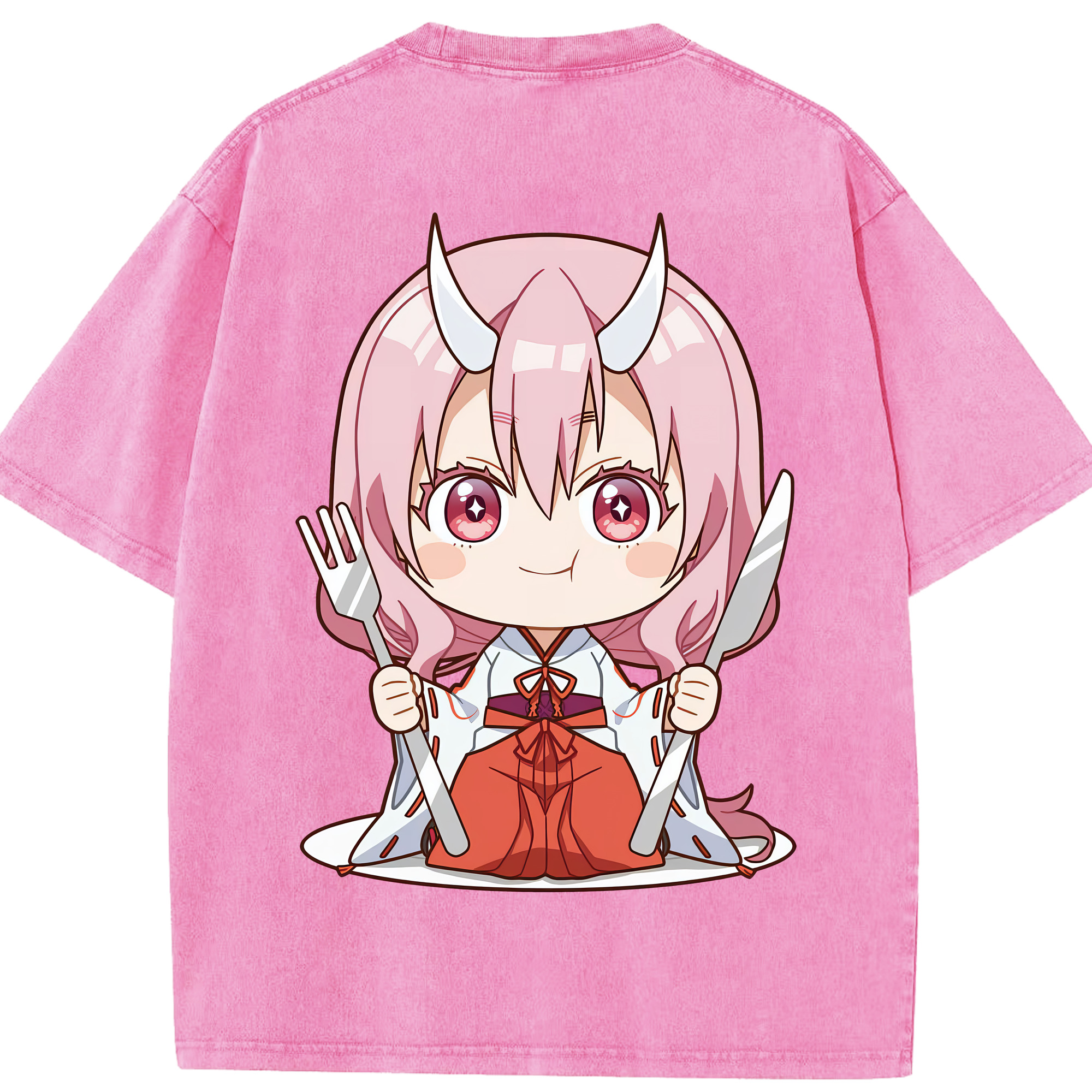 （画像用） 転スラ Regarding Reincarnated to Slime 綿100% ヴィンテージ風 半袖Tシャツ（背面プリント）